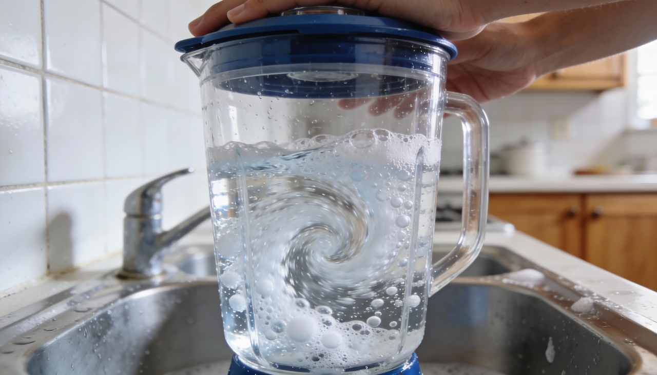 Insistir em esfregar o interior do copo com a mão não é apenas arriscado, mas muitas vezes ineficaz e prejudicial aos seus utensílios