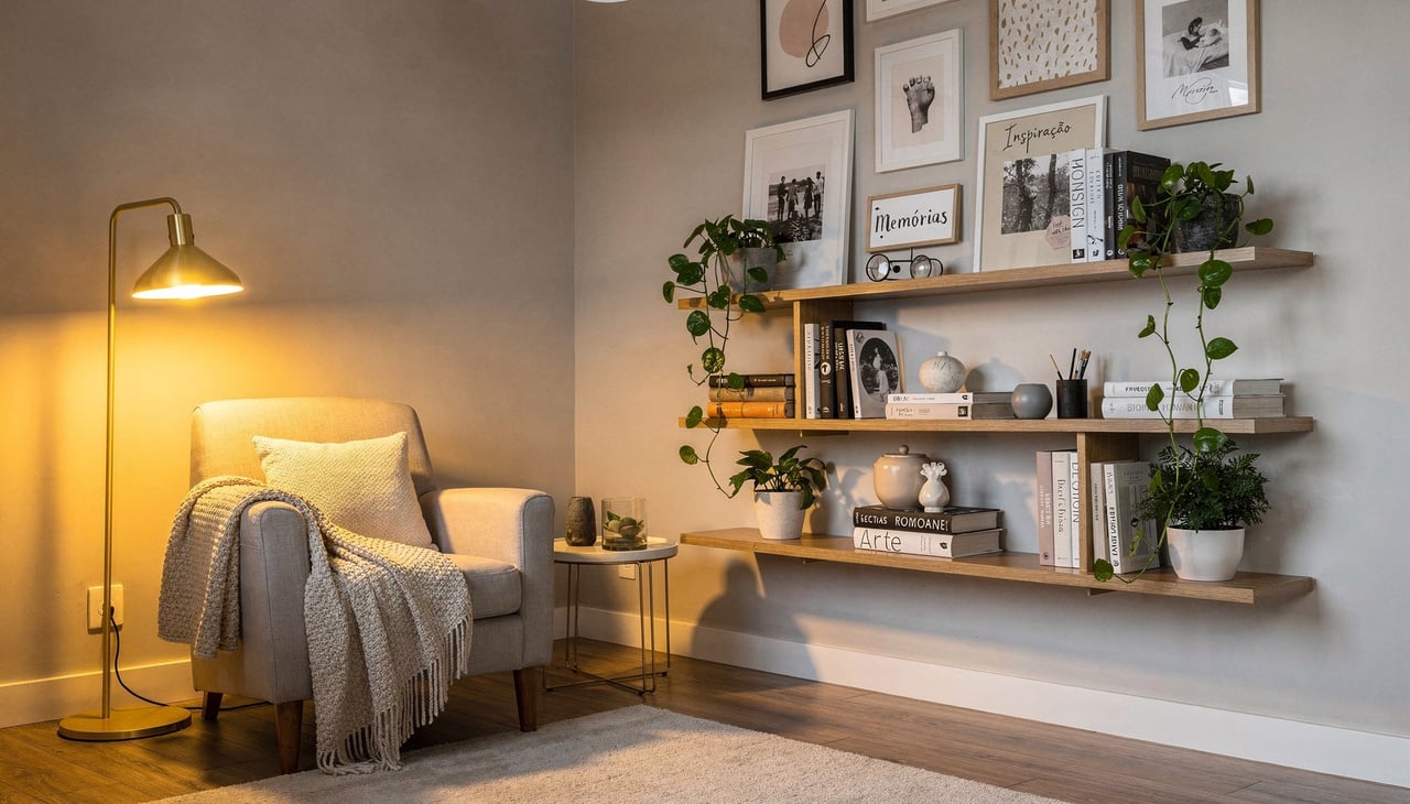 A luz certa muda completamente a atmosfera do quarto e influencia até na qualidade do seu sono