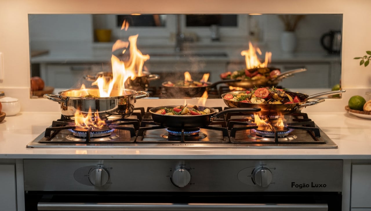 Na filosofia oriental, o fogão representa a fonte de sustento e a capacidade de gerar recursos financeiros para o lar