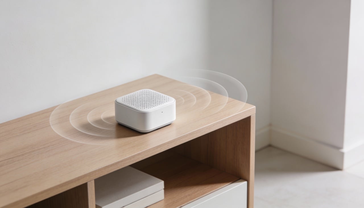 o ambiente passa a ter um pano de fundo estável, que muitas pessoas consideram mais confortável do que o silêncio interrompido por sons repentinos