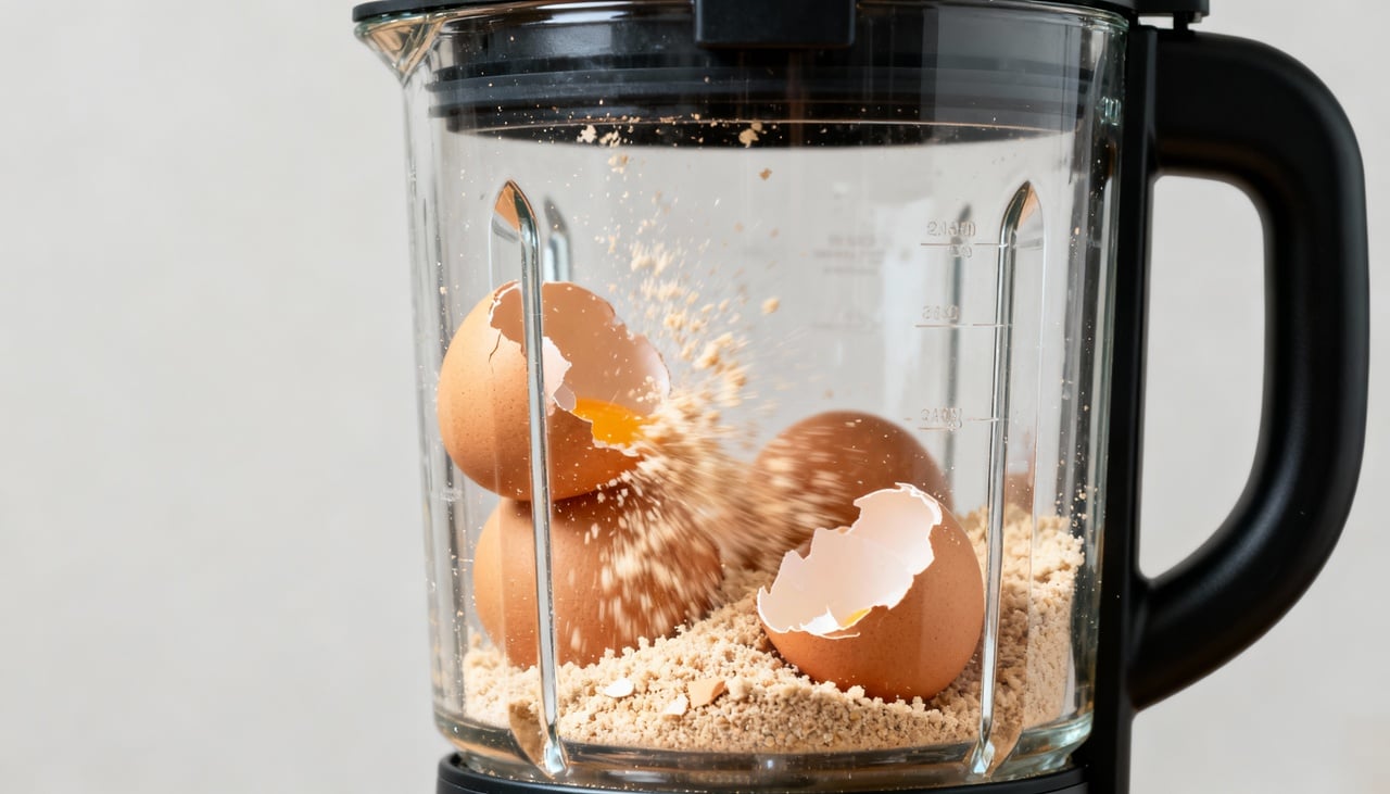 Para realizar esse processo de afiação caseira, você não precisará de ferramentas complexas ou habilidades técnicas, apenas de alguns ovos que seriam jogados fora – Imagens produzidas com uso de Inteligência Artificial