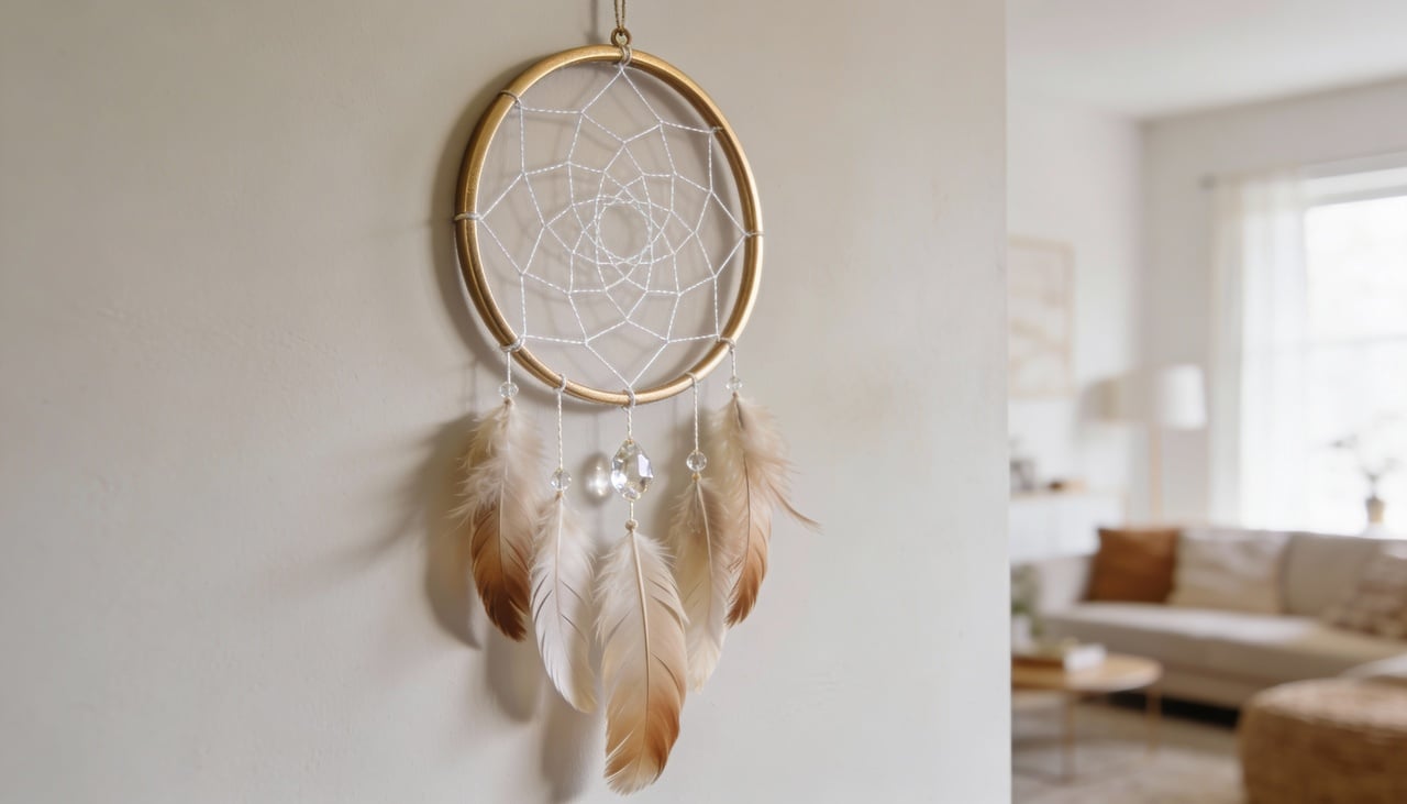 O filtro dos sonhos boho-moderno é uma releitura contemporânea do amuleto de origem indígena norte-americana