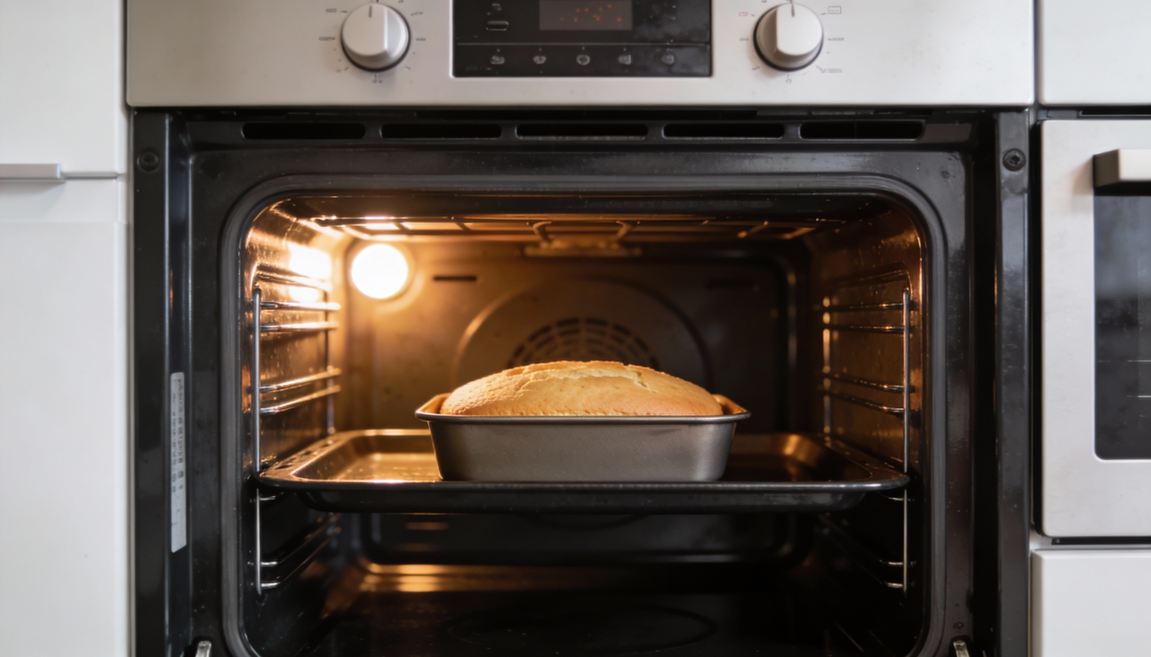 O forno a gás utiliza uma chama na base (ou traseira) para aquecer o interior, transferindo energia por radiação e convecção natural