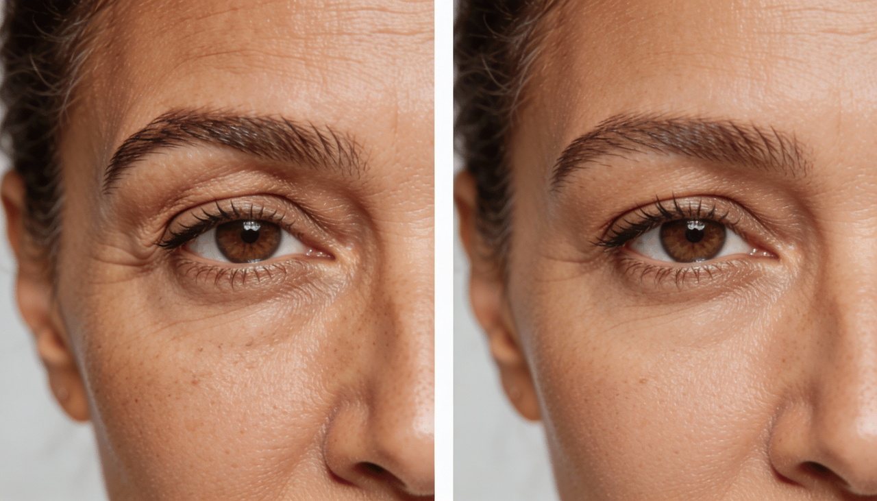 O famoso bigode chinês, ou sulco nasogeniano, é frequentemente mal interpretado como uma simples marca de expressão causada pelo sorriso