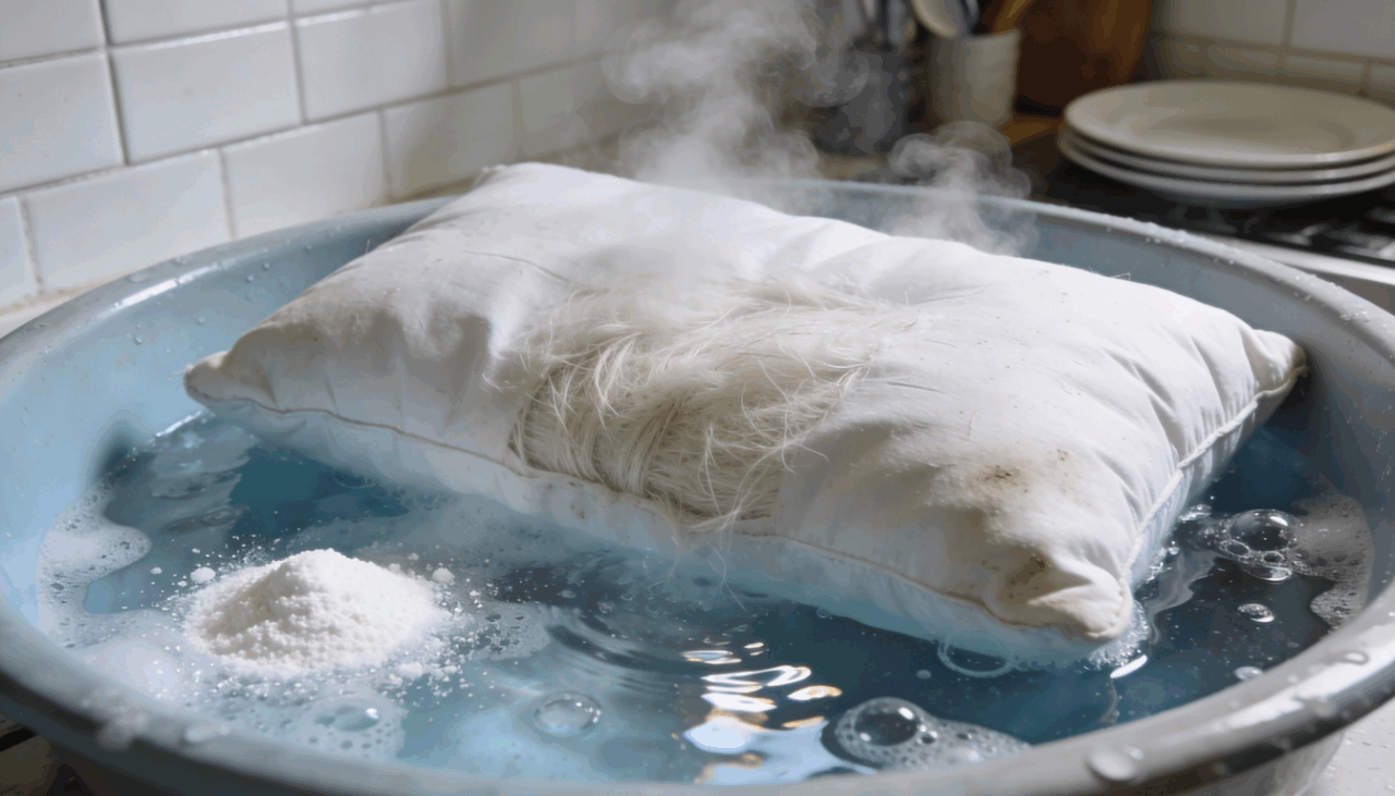 Para realizar esse processo de clareamento, o segredo está na reação química dos produtos com a temperatura da água