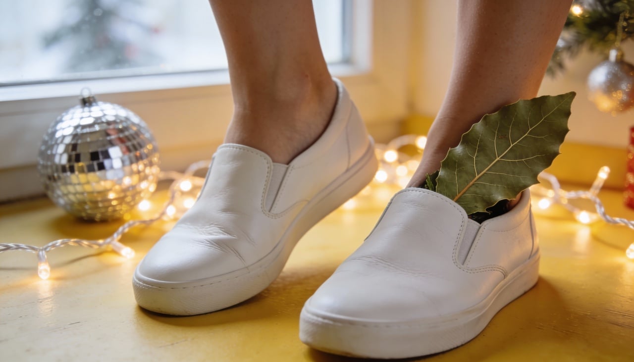 O ritual da folha de louro no sapato é visto como um amuleto para quem deseja fortalecer a sorte no dinheiro e na carreira logo no início do ano