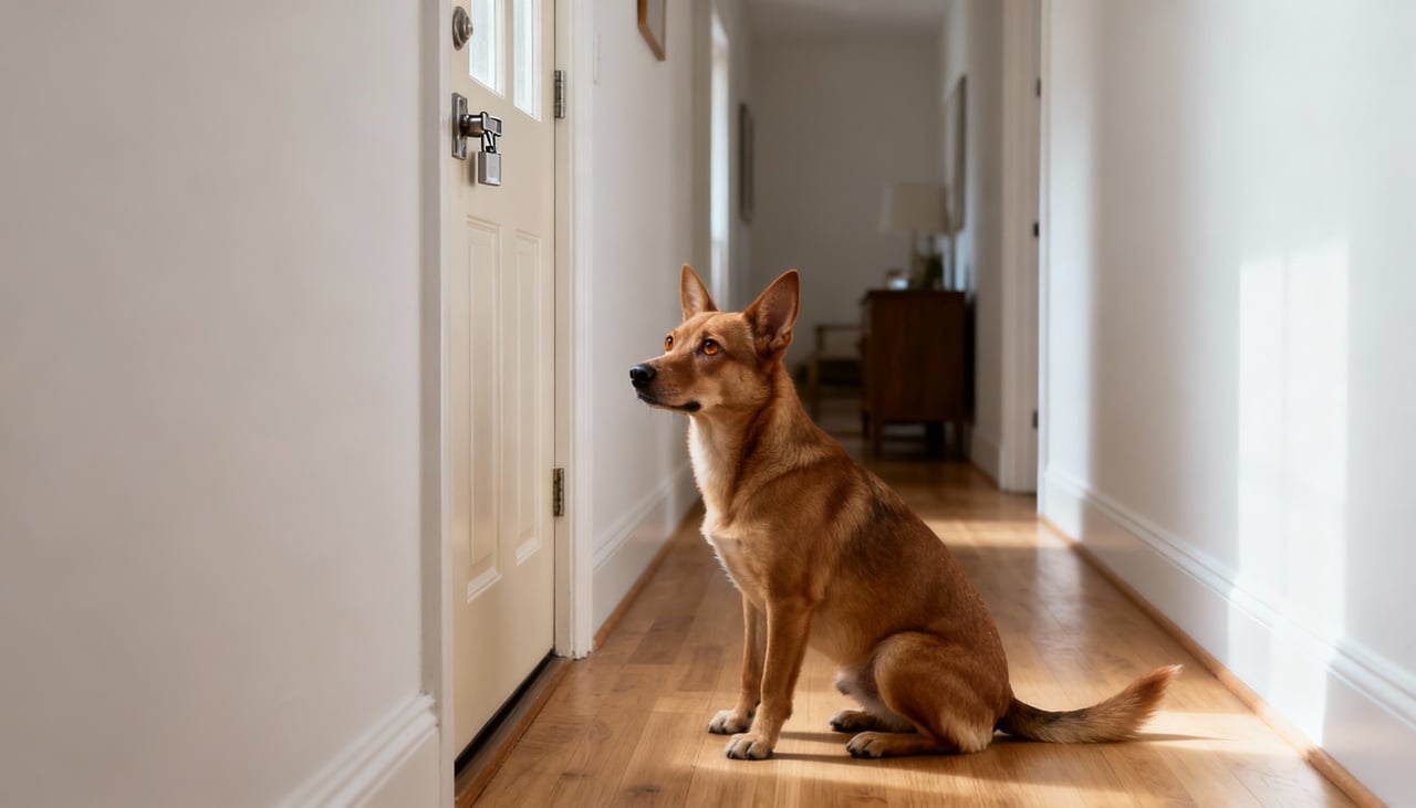 Na maioria das vezes, o comportamento de latir para a porta está ligado aos sentidos apurados dos cães