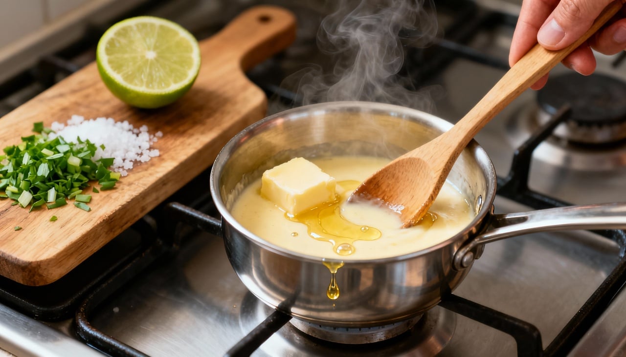 O molho de manteiga com limão e ervas se destaca como a opção mais universal para qualquer tipo de peixe ou fruto do mar – Imagens produzidas com uso de Inteligência Artificial