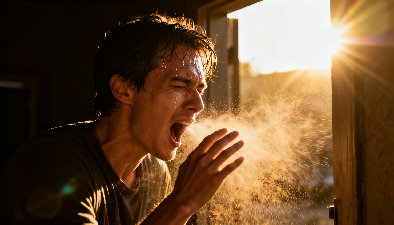 Quando uma grande quantidade de luz intensa entra nos olhos, há uma ativação do nervo óptico