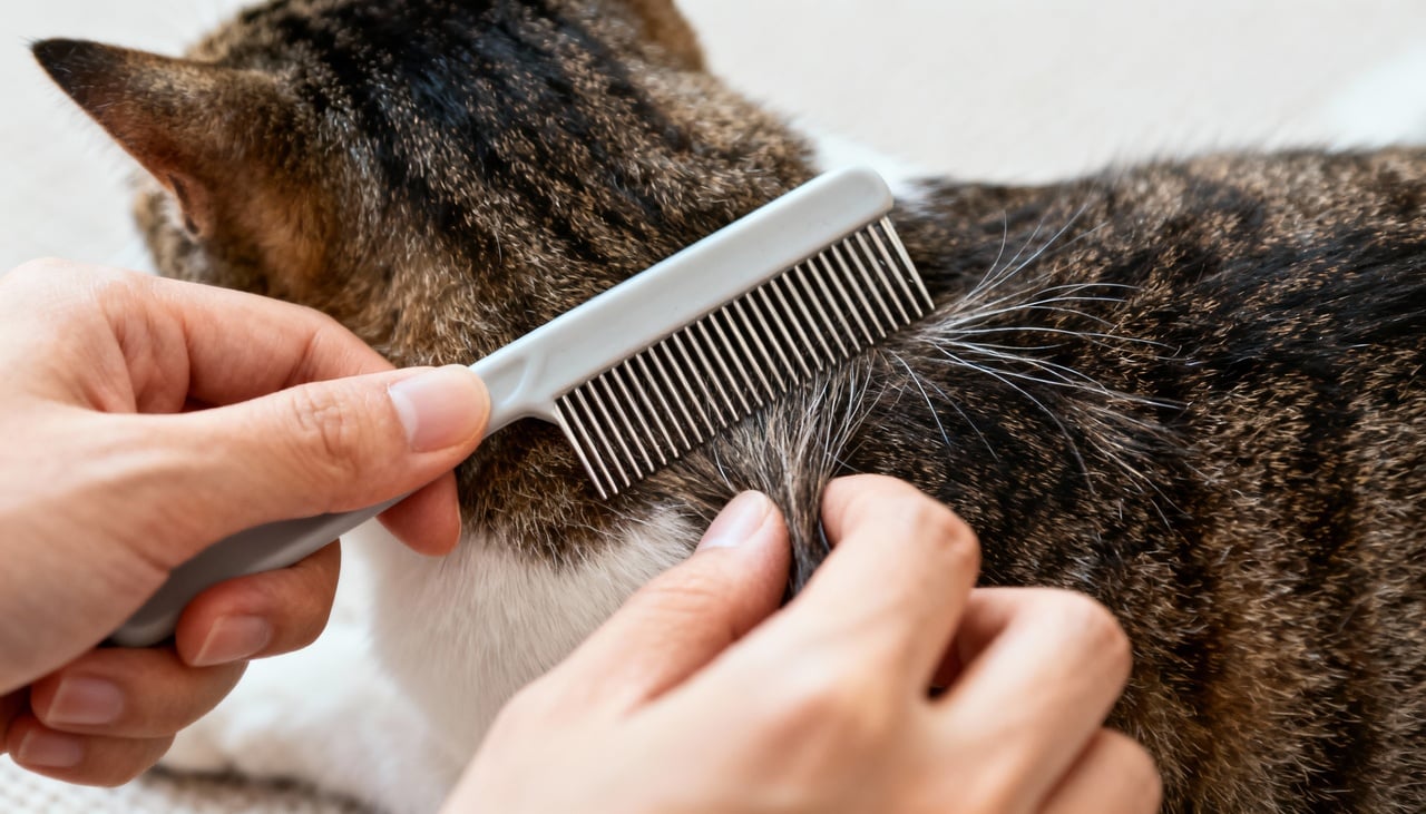 As pulgas em gatos são parasitas externos que se alimentam de sangue e se reproduzem rapidamente no ambiente doméstico