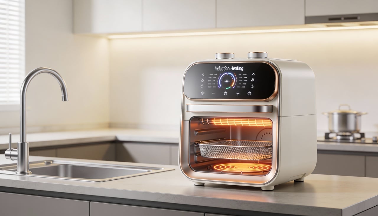 A discussão sobre avanço em relação à air fryer envolve eficiência energética, qualidade do preparo e experiência de uso