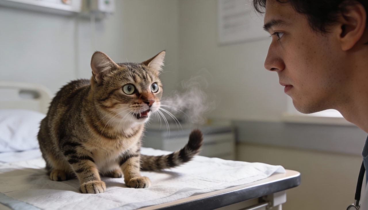 O ronronar é um som grave e contínuo, produzido de forma rítmica enquanto o gato respira