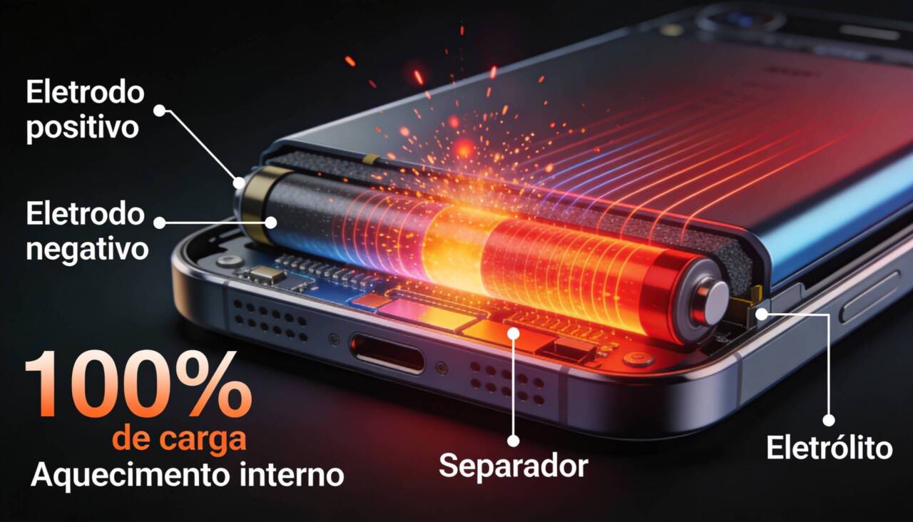 Diferente das tecnologias antigas, as baterias atuais sofrem um estresse químico desnecessário quando são forçadas a atingir os extremos de 0% ou 100%