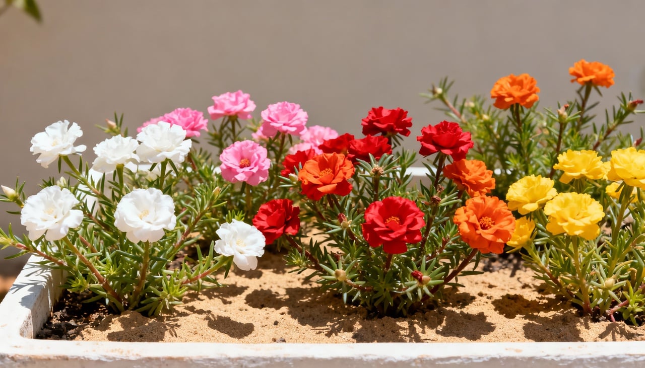 Variedade cromática impressionante caracteriza esta espécie ornamental que exibe flores simples ou dobradas