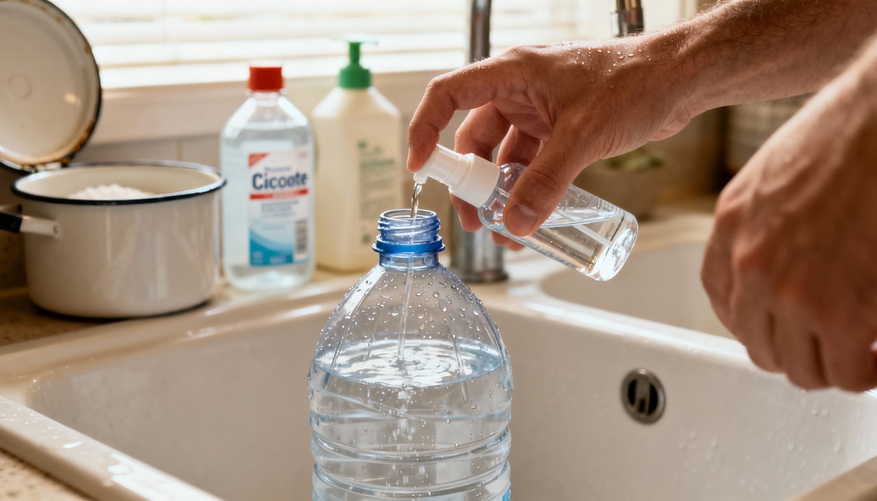 Depois de engarrafar sua nova mistura, lembre-se de identificar a embalagem para que ninguém confunda com água ou refrigerante