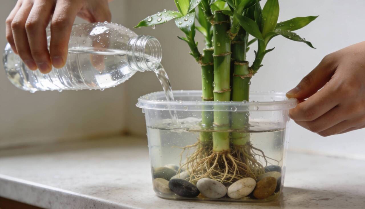 Além da praticidade, o bambu-da-sorte é valorizado por suas propriedades de harmonização ambiental segundo o Feng Shui