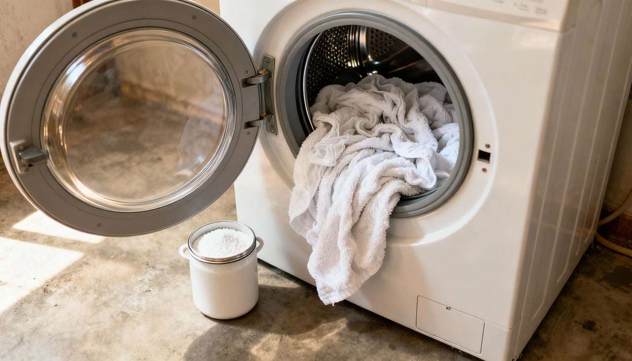 Pode parecer contraditório, mas o amaciante é o principal responsável por deixar suas toalhas duras com o tempo