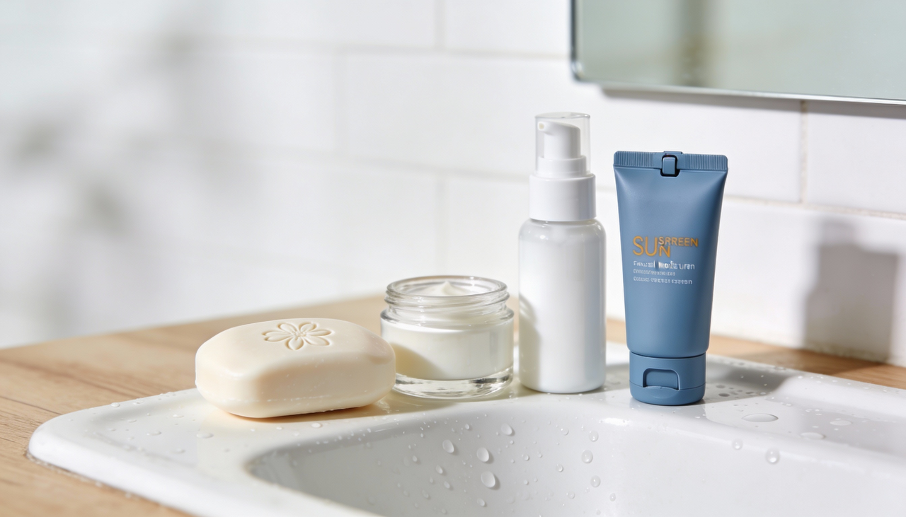 Entre as principais dicas para ter uma pele bonita, a limpeza aparece como etapa central