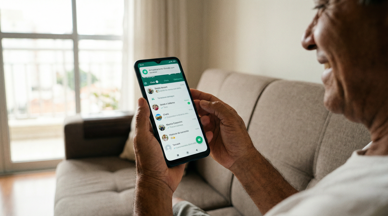 O menu secreto do WhatsApp que libera memória sem ter que apagar todas suas fotos