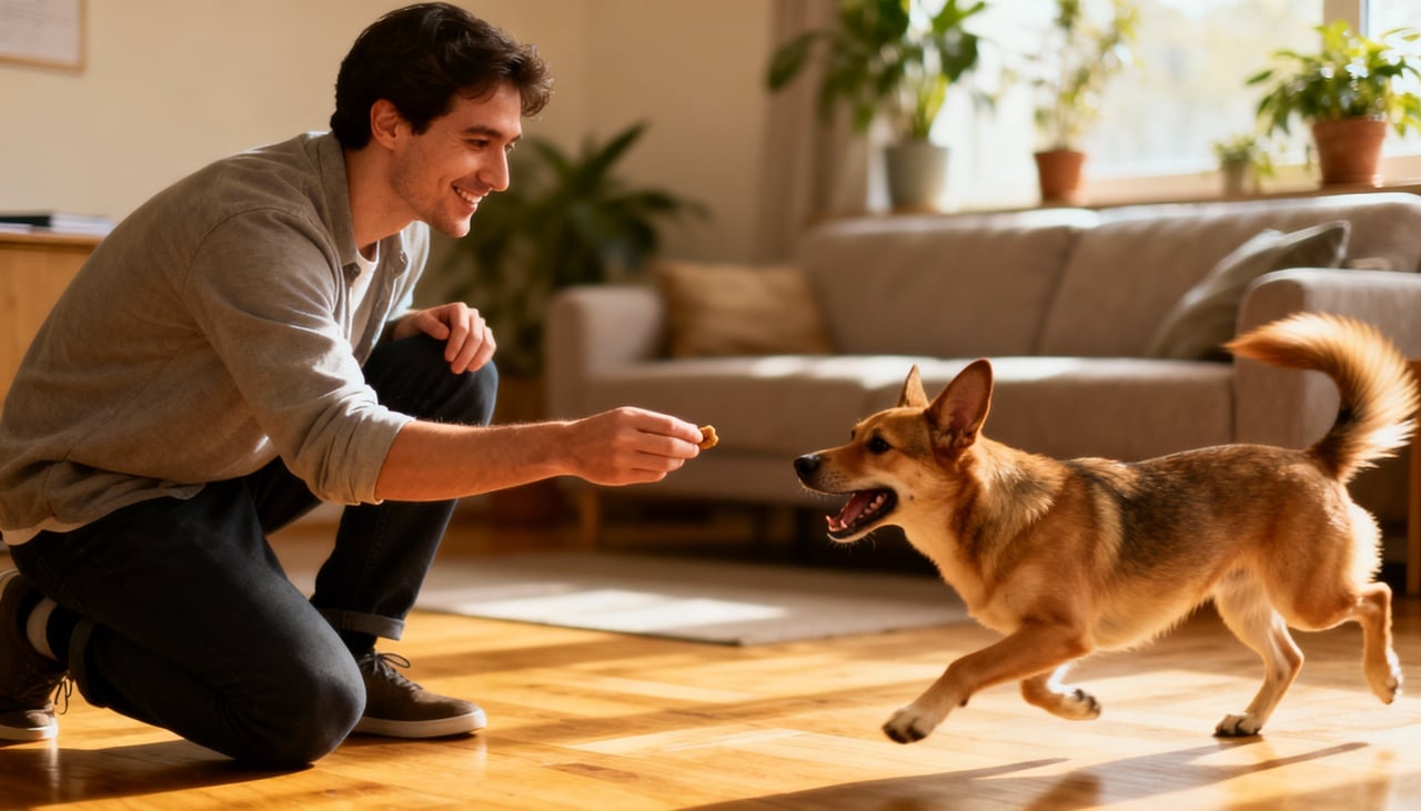 O reforço positivo é fundamental para que o cachorro responda de forma confiável ao chamado
