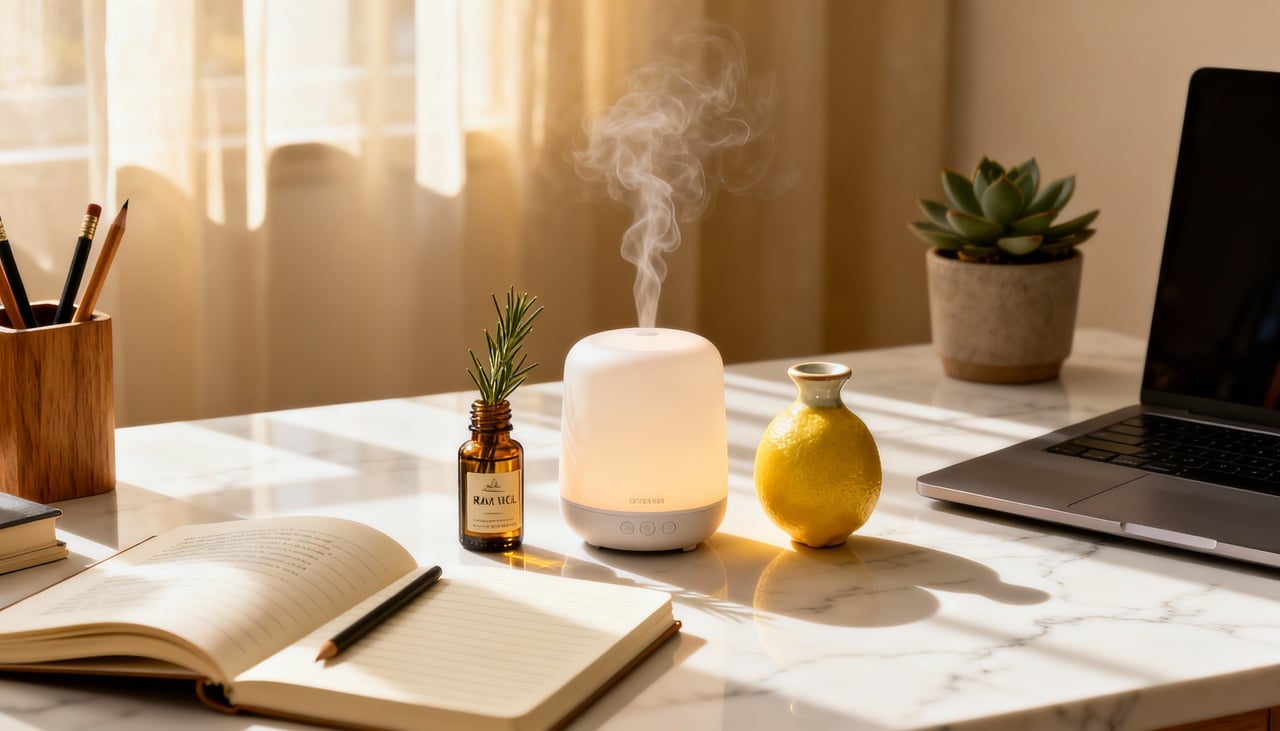 A aromaterapia é uma prática que utiliza óleos essenciais extraídos de plantas para favorecer bem-estar físico e mental