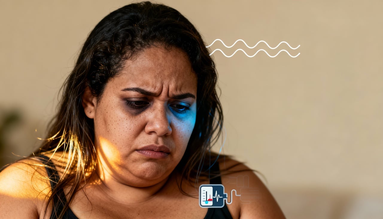 Os sintomas de níveis elevados de cortisol variam, mas incluem mudanças no peso corporal