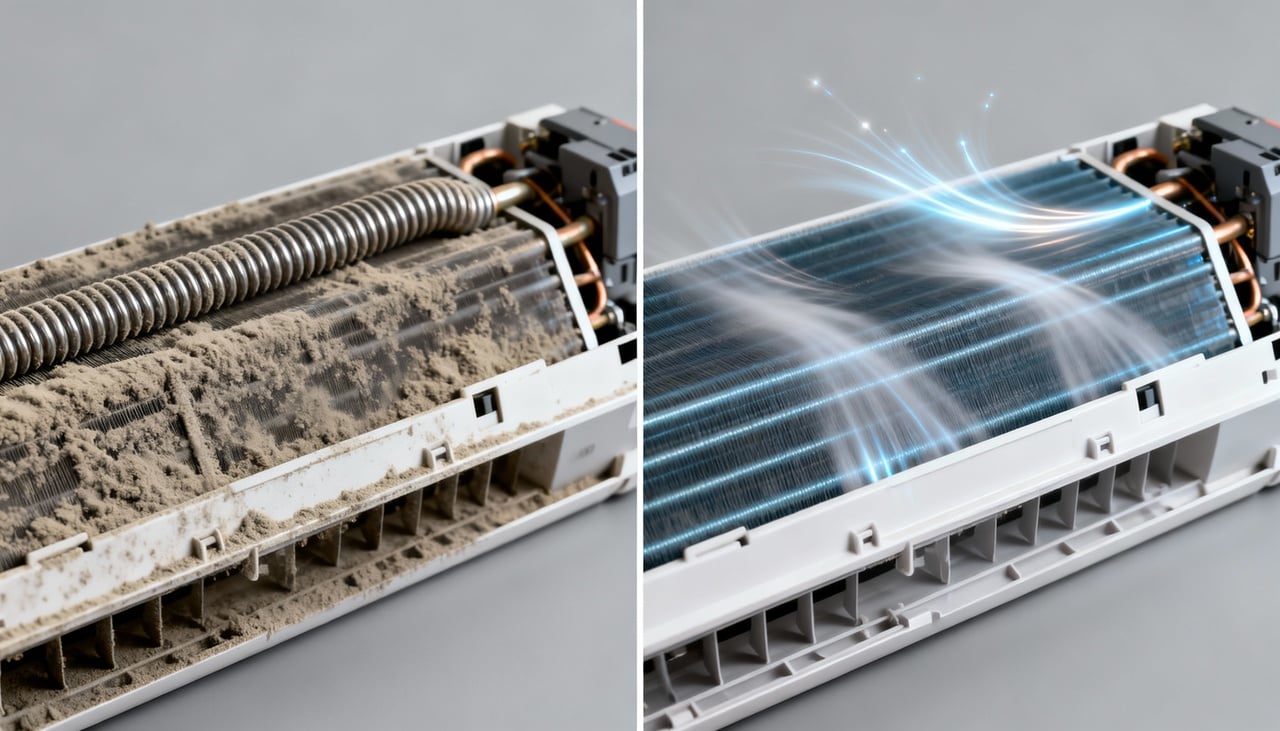 A afirmação de que a manutenção preventiva de ar-condicionado ajuda a economizar energia é, em geral, verdadeira