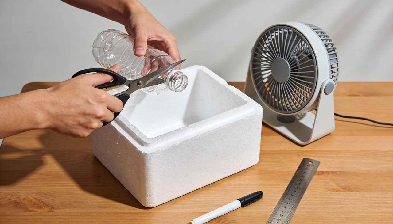 A montagem desse projeto exige poucos itens, a maioria deles recicláveis ou de fácil acesso em casa