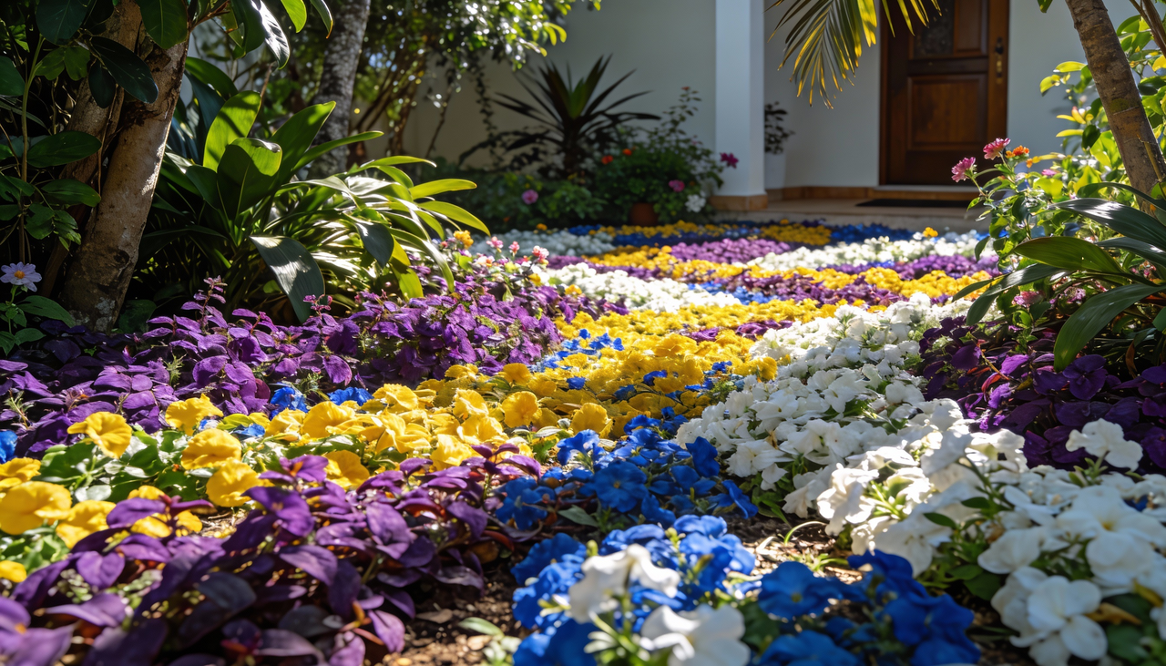 Trocar o gramado convencional por plantas floridas traz benefícios práticos que vão muito além da estética colorida e perfumada