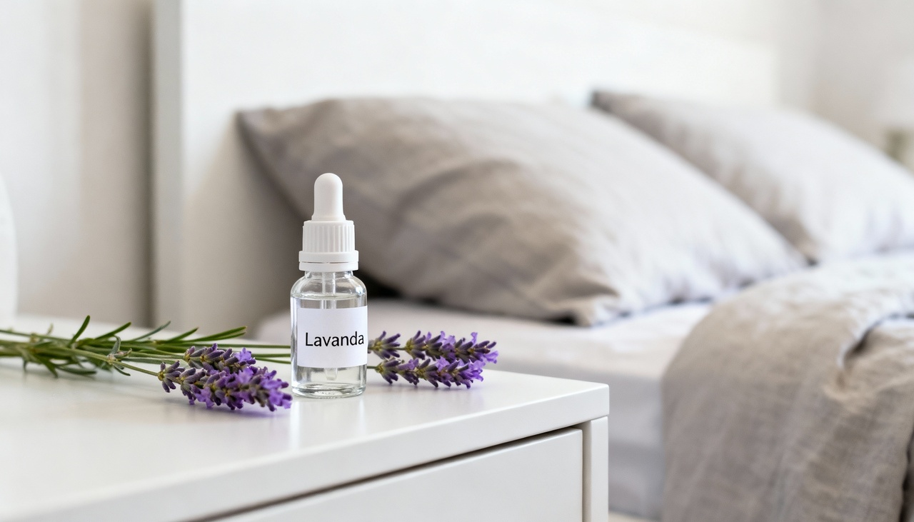 Adicionar lavanda ao ambiente do sono é uma prática antiga, valorizada pelo aroma suave que colabora com o relaxamento