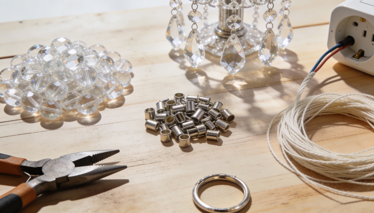 A chamada luminária de cristal econômica é um tipo de luminária decorativa que utiliza cristais artificiais