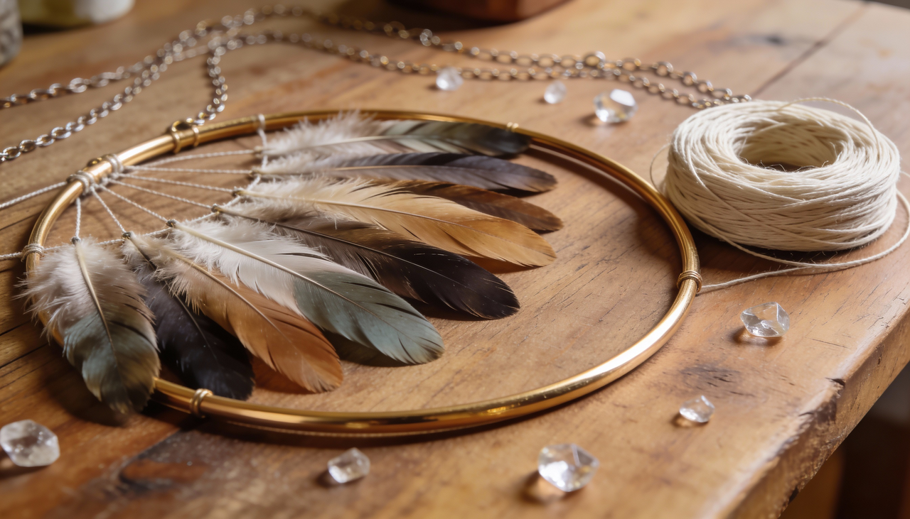 O filtro dos sonhos boho-moderno é uma releitura contemporânea do amuleto de origem indígena norte-americana