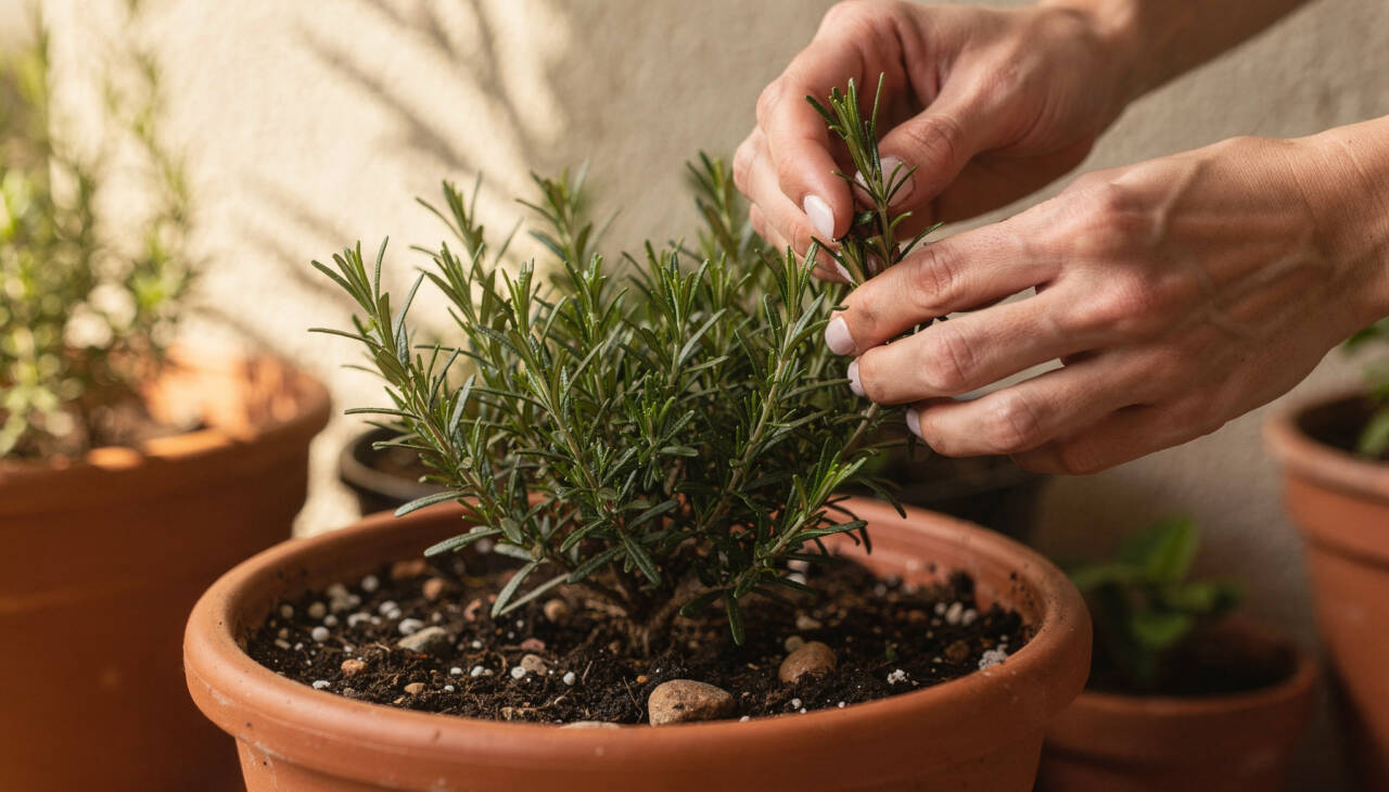 A luz solar é fundamental para o alecrim se desenvolver com aquele aroma marcante que todo mundo adora
