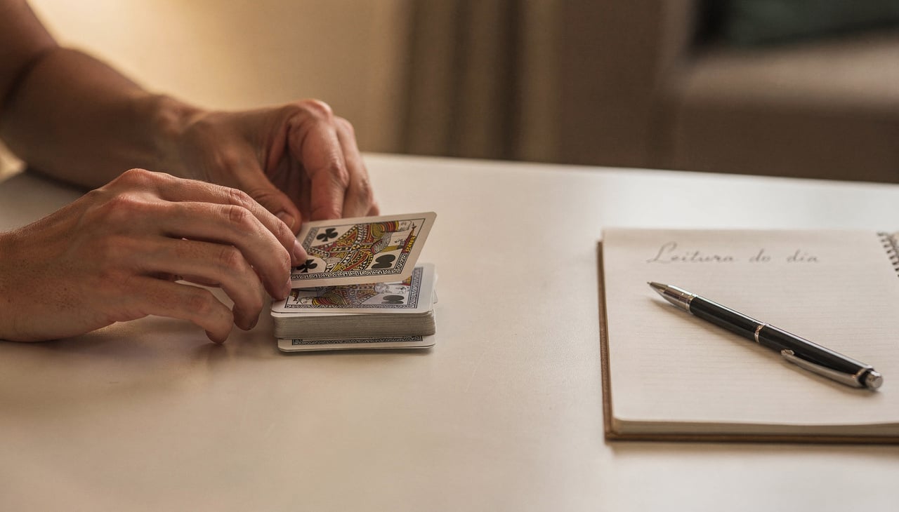 Cada naipe do baralho tradicional representa uma área específica da nossa vida, facilitando a interpretação imediata