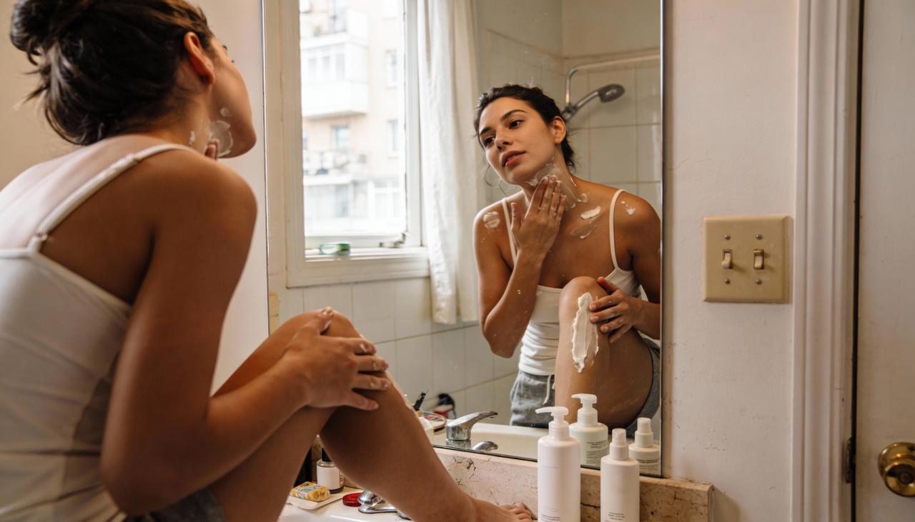 Organizar um ritual simples para o skincare do pescoço e do colo não exige muitos produtos