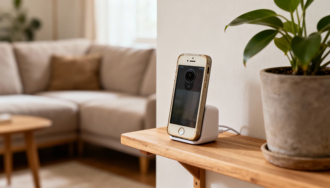 Um aparelho antigo pode se tornar uma câmera de segurança caseira eficiente – Imagens produzidas com uso de Inteligência Artificial