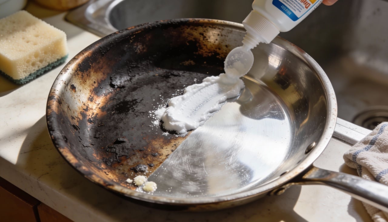 A eficácia desse limpa forno caseiro está na combinação química inteligente dos seus ingredientes