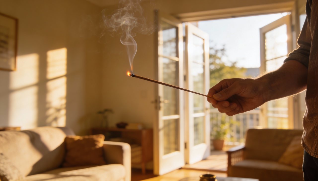 A grande diferença entre perfumar o ambiente e limpar a energia está na forma como você conduz o processo