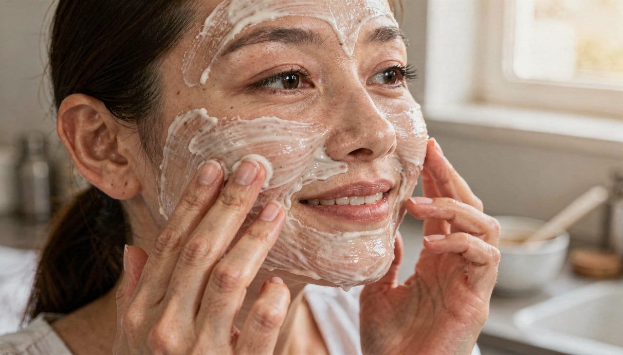 Entre os ingredientes de cozinha mais associados à máscara facial calmante estão itens facilmente encontrados na despensa ou geladeira