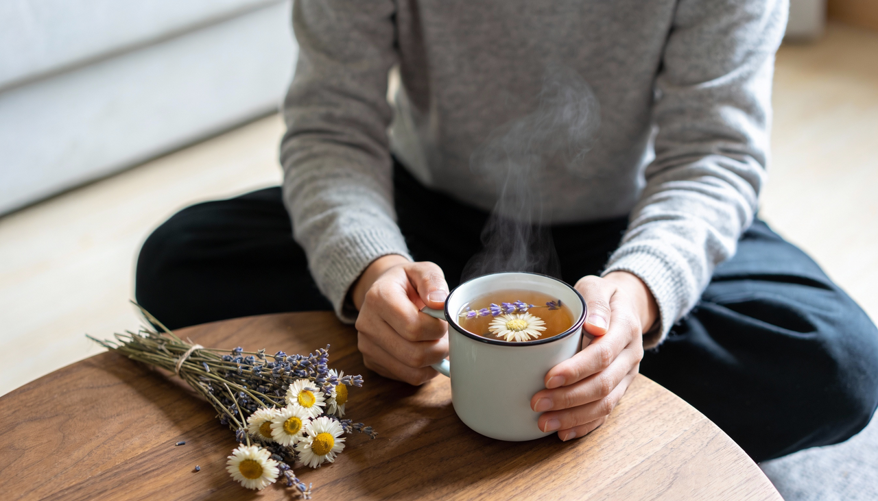 O termo autocuidado por meio de infusões se refere ao uso intencional de chás de plantas para apoiar o bem-estar físico e emocional