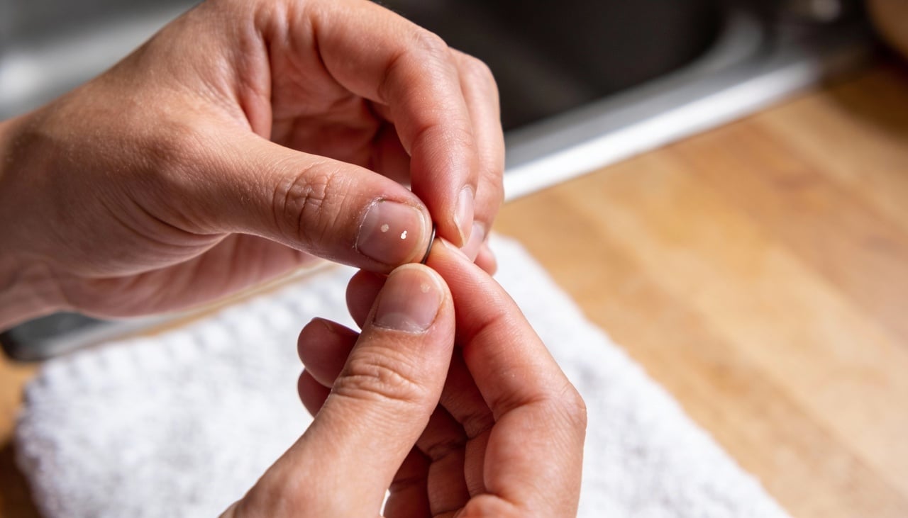 A ideia de que manchas brancas nas unhas indicam “falta de cálcio” é um mito