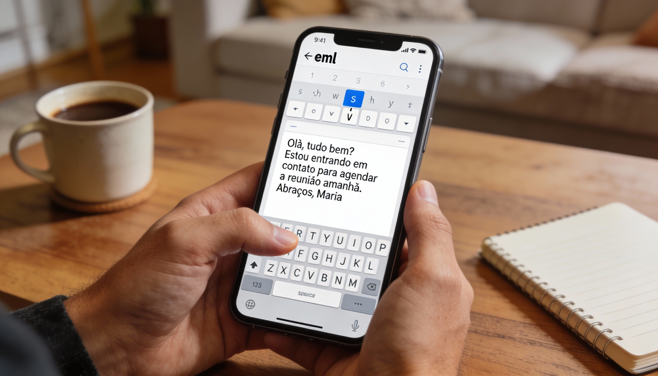 A configuração é feita direto nos ajustes do sistema, sem precisar baixar aplicativos estranhos