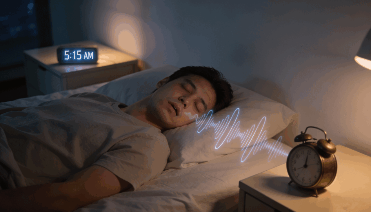 O hábito de falar dormindo é conhecido como somniloquia e é classificado como uma parassonia