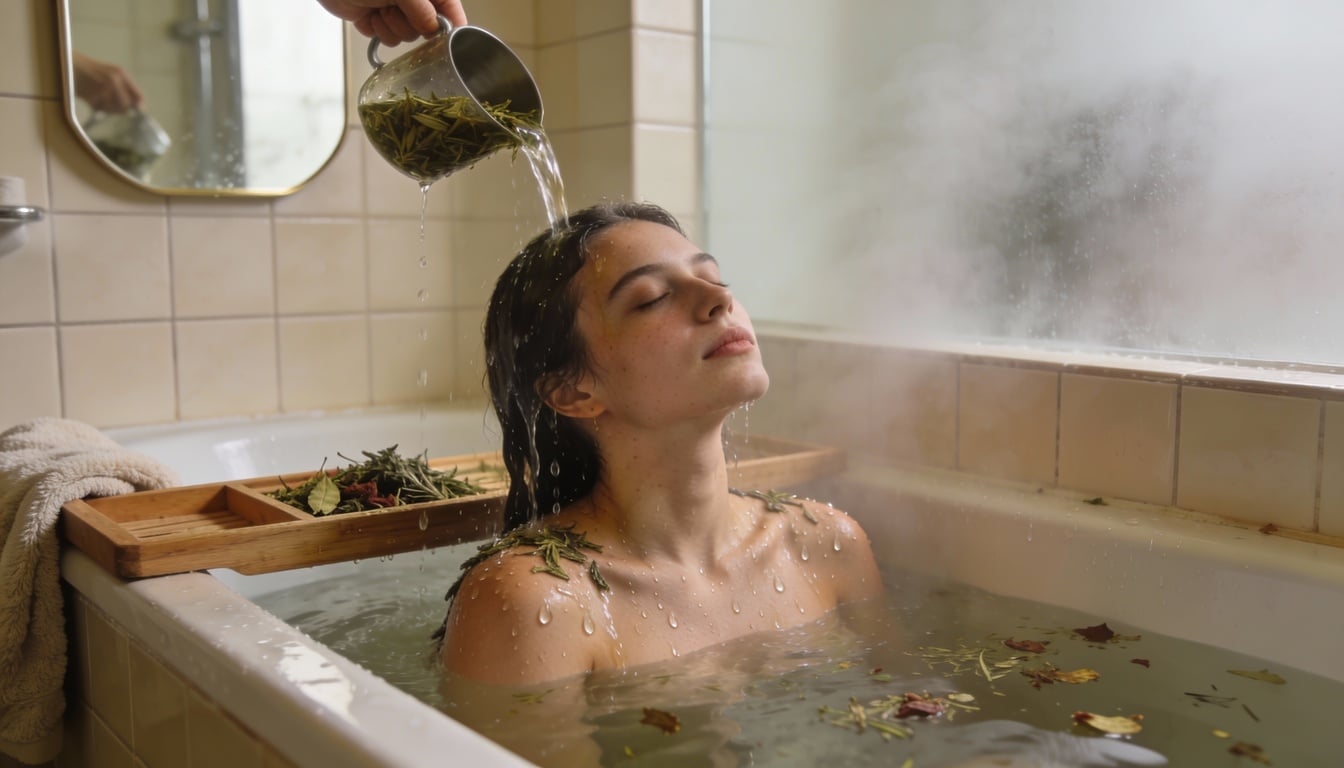 Esse tempo é essencial para que a água extraia todos os óleos essenciais e propriedades medicinais das plantas