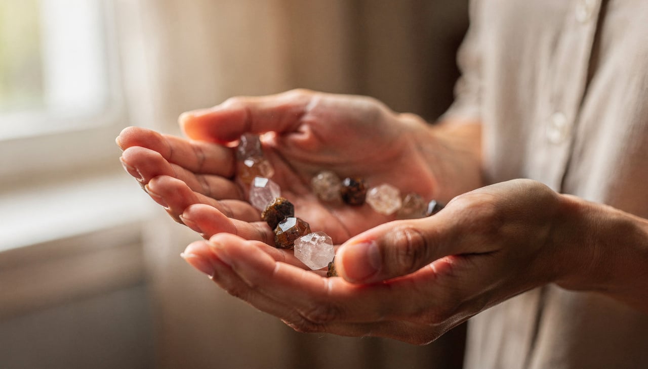 Esse tipo de colar está diretamente conectado ao significado de cada pedra que compõe o acessório