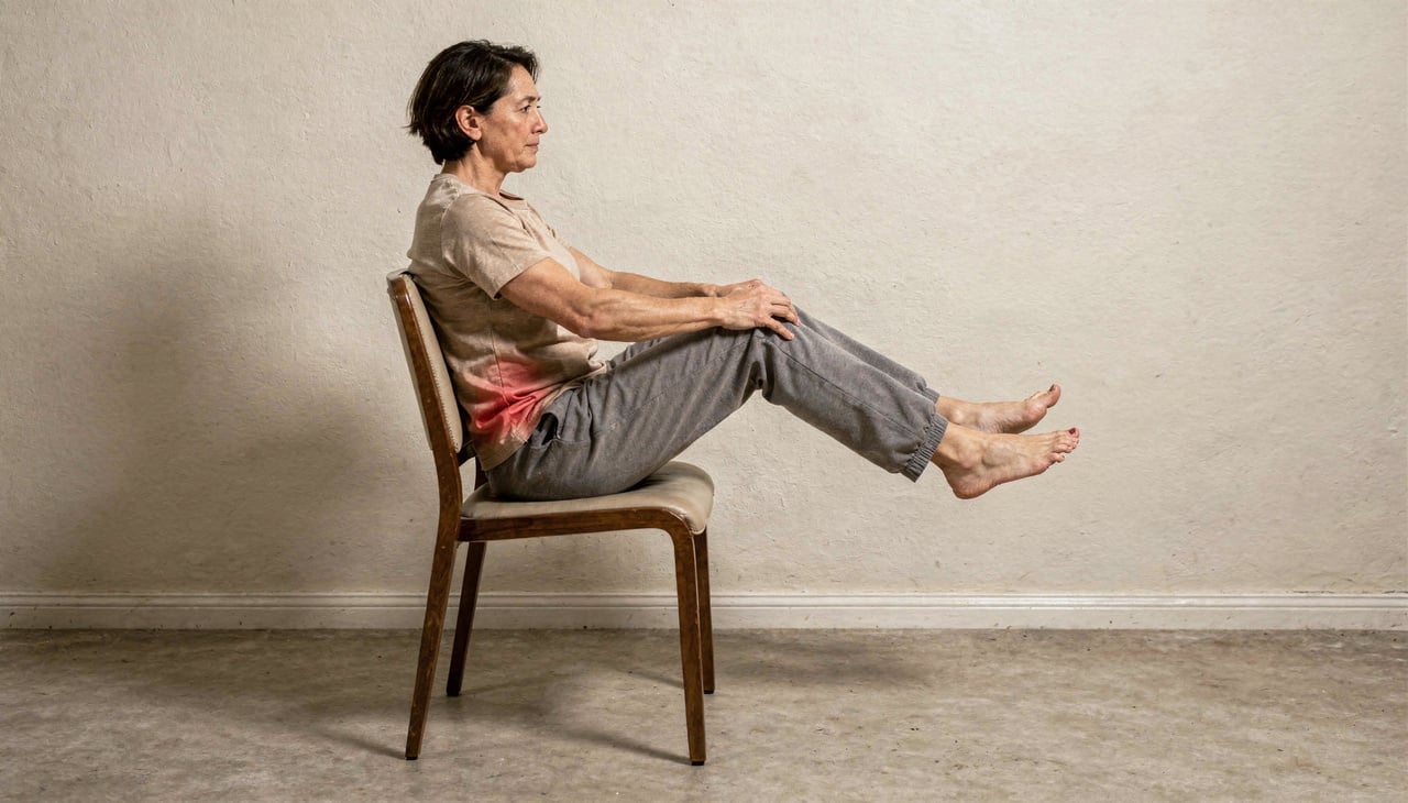 Realizar abdominais na cadeira é uma solução prática para quem passa muito tempo trabalhando sentado e sente a região do core enfraquecida