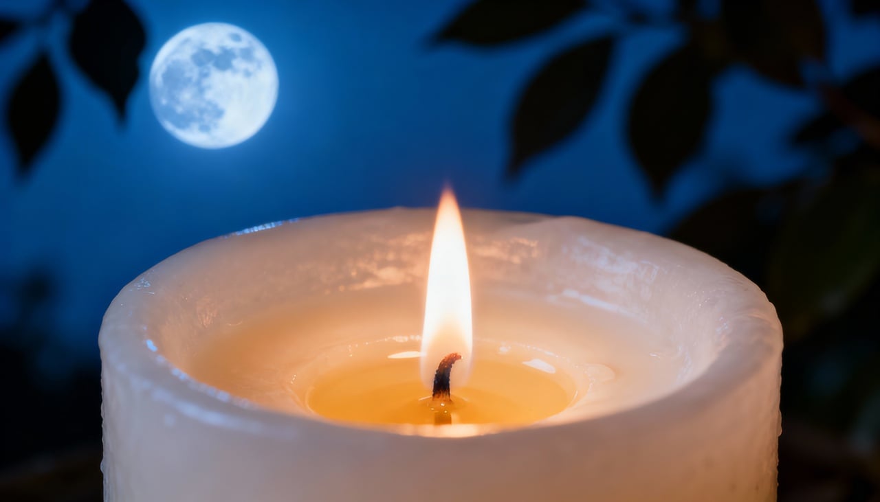 Em diversas tradições espirituais, a Lua Cheia é compreendida como um ponto de culminação energética – Imagens produzidas com uso de Inteligência Artificial