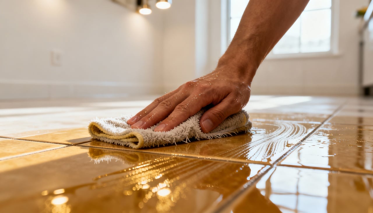 O maior erro na hora de faxinar é acreditar que quanto mais espuma, mais limpo o ambiente ficará – Imagens produzidas com uso de Inteligência Artificial