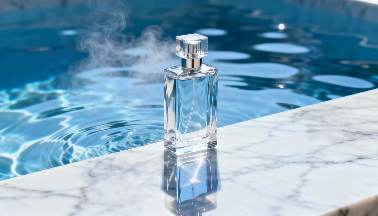 A expressão “perfume com cheiro de limpo” normalmente se refere a fragrâncias que transmitem frescor, higiene e suavidade – Imagens produzidas com uso de Inteligência Artificial