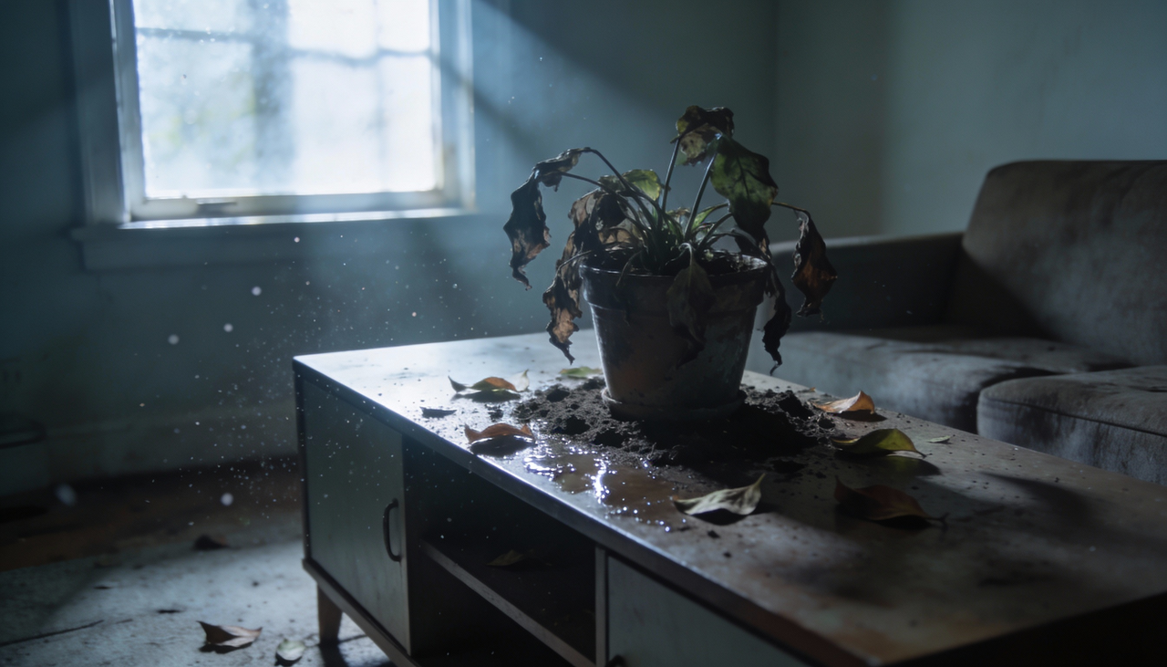 A expressão “morte súbita de planta” descreve situações em que o vegetal perde folhas, murcha e seca em poucos dias